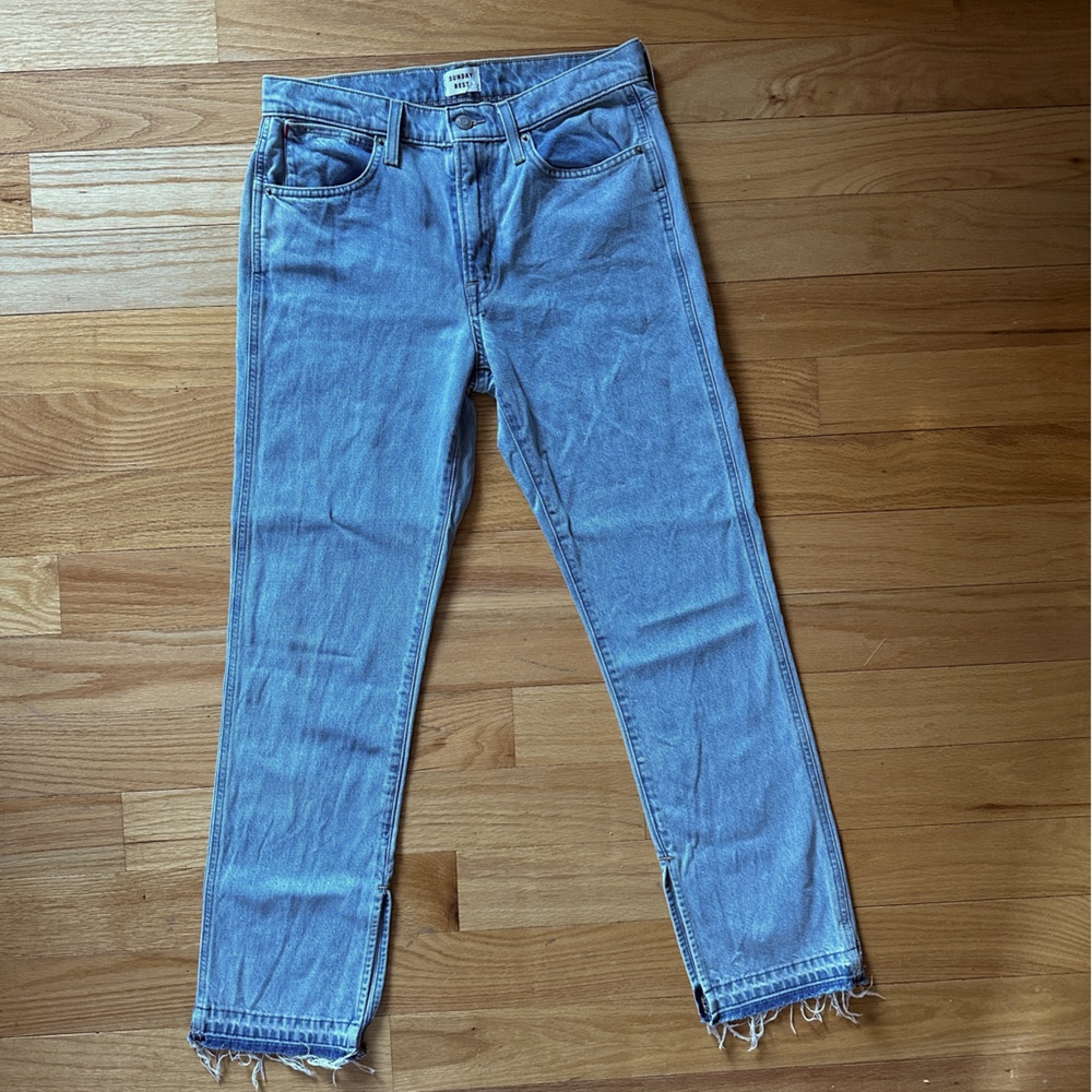 Sunday Best mid-rise straight leg jean